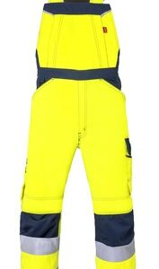 Havep Amk. Overall High Visibility  fluo geel/donker denim