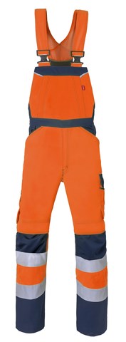 Havep Amk. Overall High Visibility fluo oranje/donker denim Havep Amk. Overall High Visibility fluo oranje/donker denim