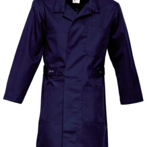 Havep Lange jas doorsteek  marine