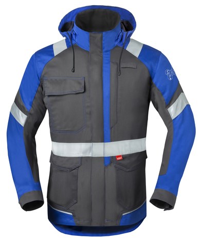 Havep Parka 5-Safety Image+ charcoal/korenblauw Havep Parka 5-Safety Image+ charcoal/korenblauw