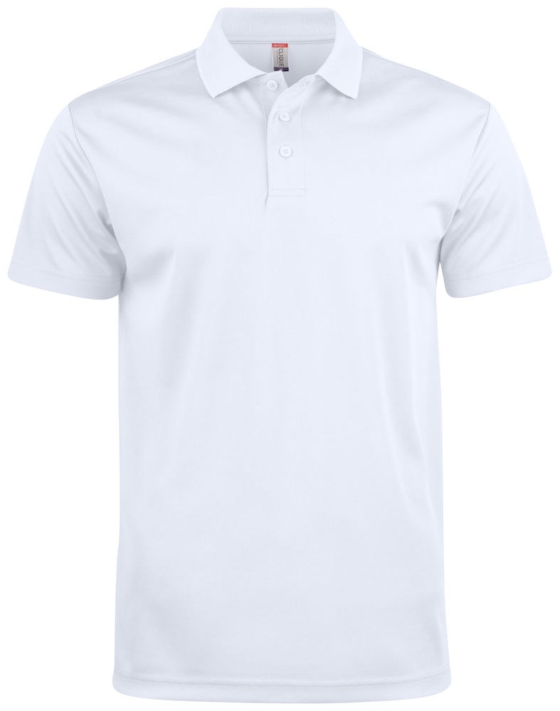 Clique Basic Active Polo wit l Wit Clique Basic Active Polo wit l Wit