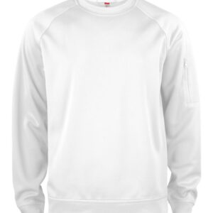 Clique Basic Active Roundneck wit xs  Wit