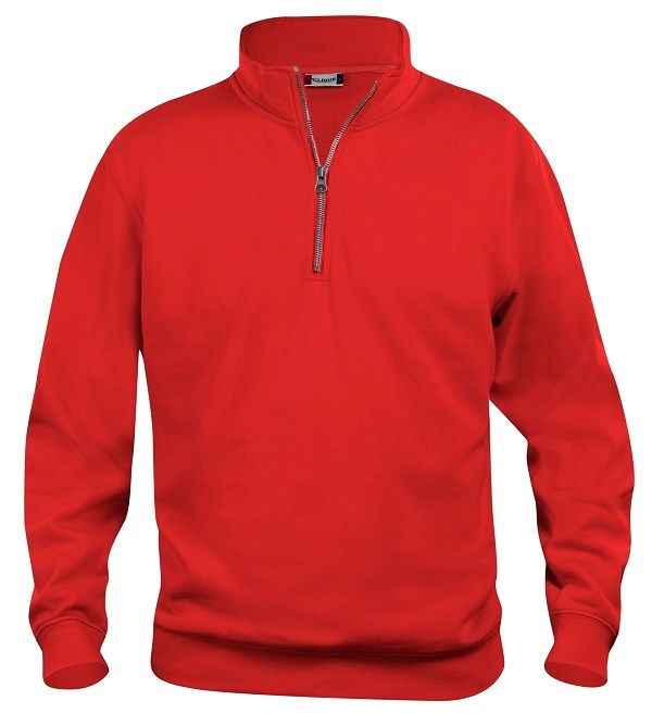Clique Basic Half Zip rood xs Rood Clique Basic Half Zip rood xs Rood