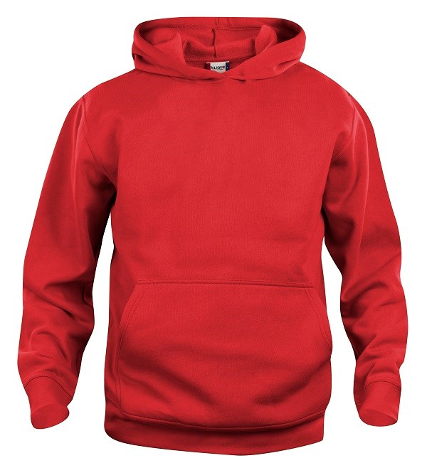 Clique Basic Hoody Junior rood 110/120 Rood Clique Basic Hoody Junior rood 110/120 Rood