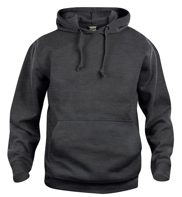 Clique Basic Hoody antraciet melange l Antraciet melange Clique Basic Hoody antraciet melange l Antraciet melange