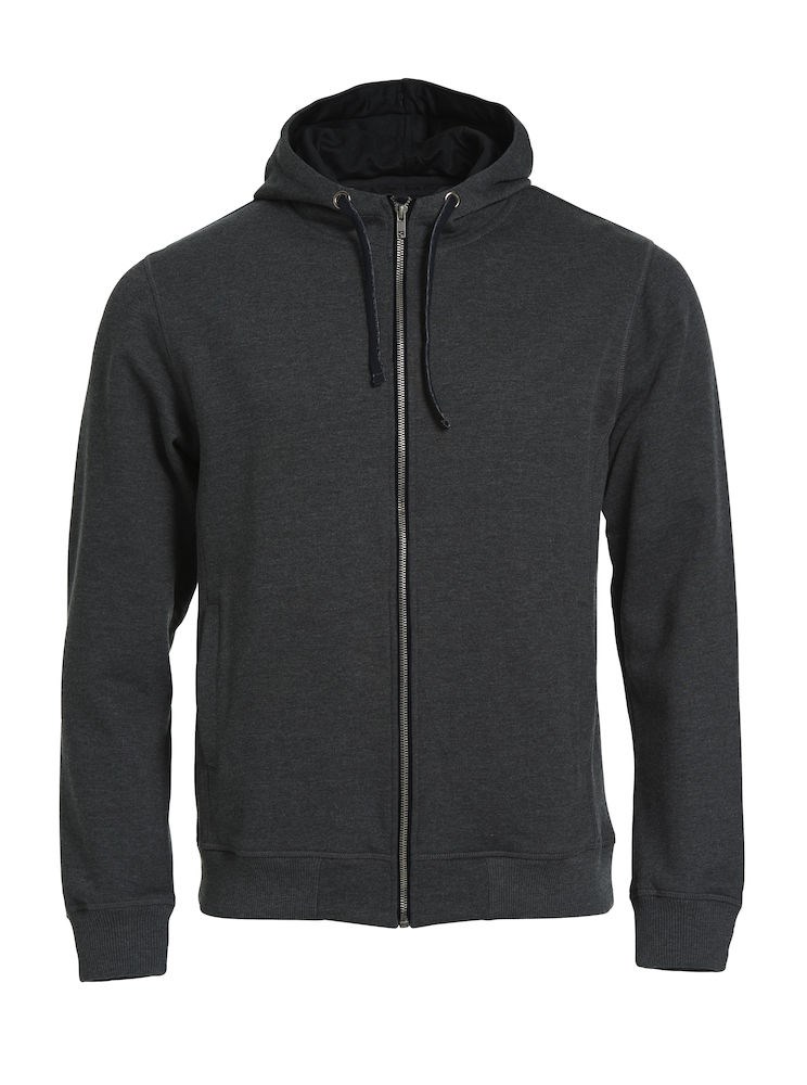 Clique Classic Hoody Full Zip antraciet melange m Antraciet melange Clique Classic Hoody Full Zip antraciet melange m Antraciet melange