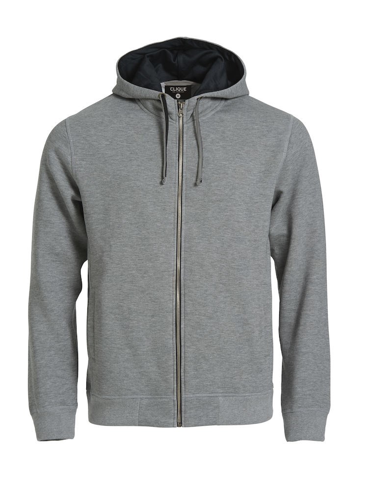 Clique Classic Hoody Full Zip grijsmelange xxl Grijsmelange Clique Classic Hoody Full Zip grijsmelange xxl Grijsmelange