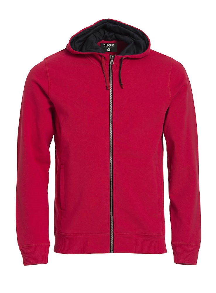 Clique Classic Hoody Full Zip rood s Rood Clique Classic Hoody Full Zip rood s Rood