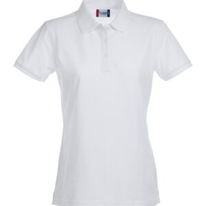 Clique Stretch Premium Polo Ladies wit s  Wit