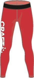 Craft Adv Nordic Ski Club Tights Jr Bright Red Craft Adv Nordic Ski Club Tights Jr Bright Red