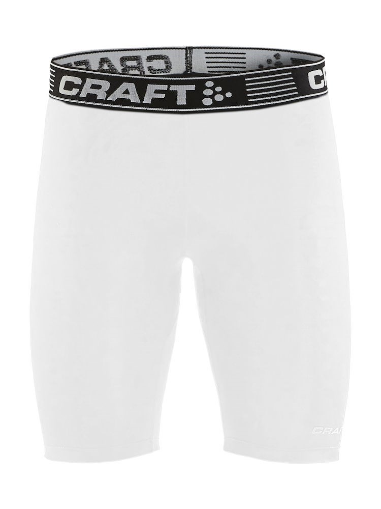 Craft Pro Control Compression Short Tights Unisex White Craft Pro Control Compression Short Tights Unisex White