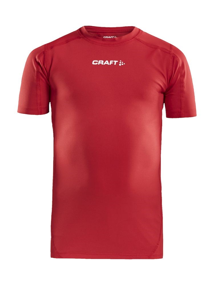Craft Pro Control Compression Tee JR Bright Red Craft Pro Control Compression Tee JR Bright Red