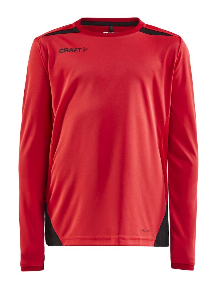 Craft Pro Control Impact LS Tee Jr Bright Red/Black Craft Pro Control Impact LS Tee Jr Bright Red/Black