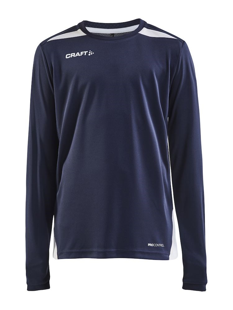 Craft Pro Control Impact LS Tee Jr Navy/White Craft Pro Control Impact LS Tee Jr Navy/White