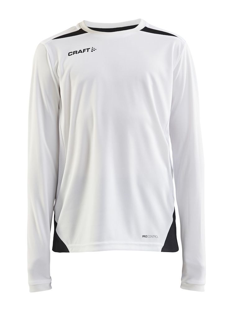 Craft Pro Control Impact LS Tee Jr White/Black Craft Pro Control Impact LS Tee Jr White/Black