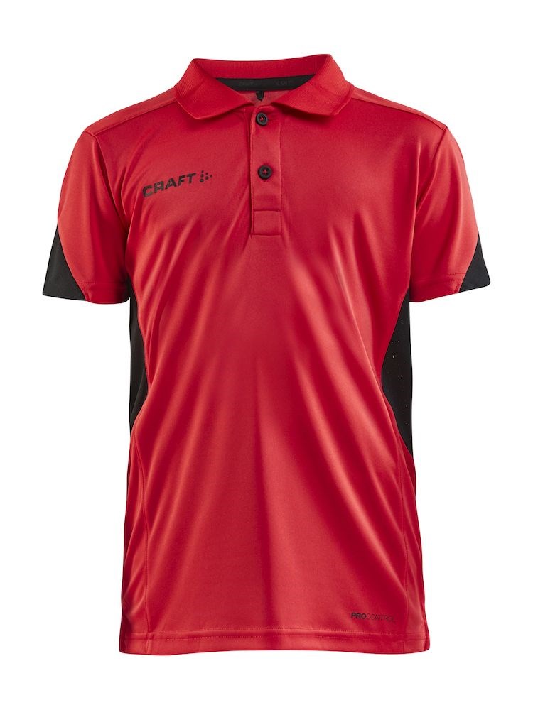 Craft Pro Control Impact Polo Jr Bright Red/Black Craft Pro Control Impact Polo Jr Bright Red/Black