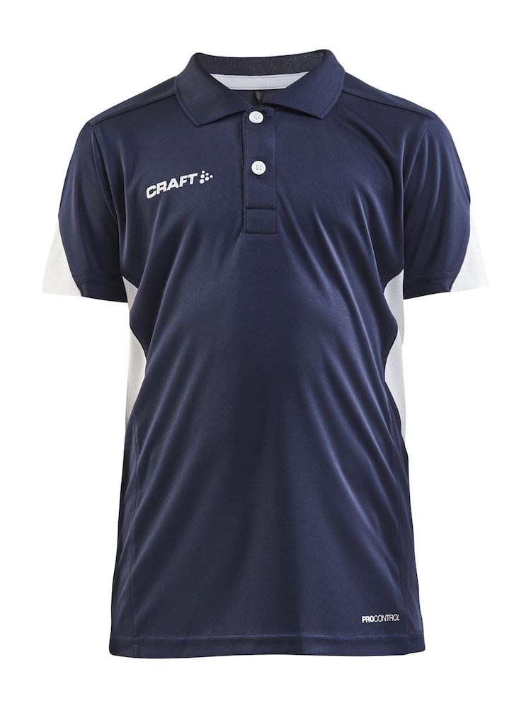 Craft Pro Control Impact Polo Jr Navy/White Craft Pro Control Impact Polo Jr Navy/White