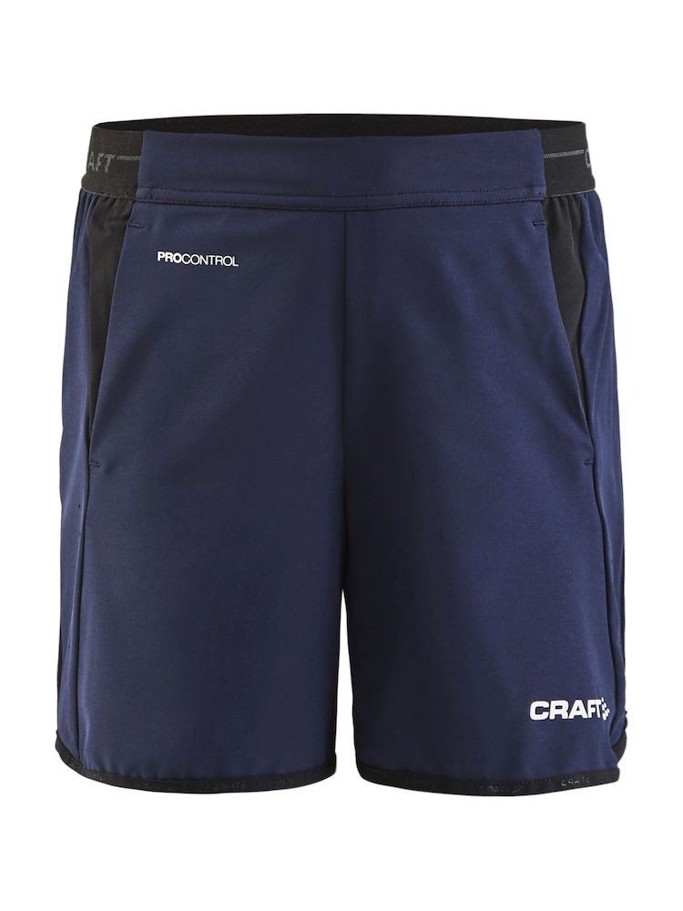 Craft Pro Control Impact Shorts Jr Navy/White Craft Pro Control Impact Shorts Jr Navy/White