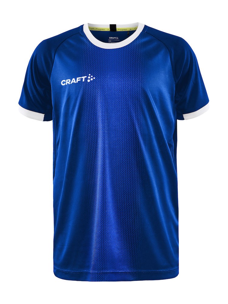 Craft Progress 2.0 Graphic Jersey Jr  Club Cobolt/White