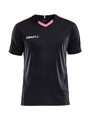 Craft Progress Contrast Jersey JR Black/Pop Craft Progress Contrast Jersey JR Black/Pop