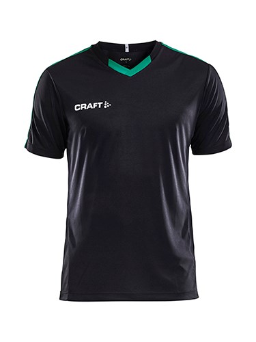 Craft Progress Contrast Jersey JR Black/Team Green Craft Progress Contrast Jersey JR Black/Team Green