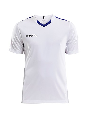Craft Progress Contrast Jersey JR White/Club Cobolt Craft Progress Contrast Jersey JR White/Club Cobolt