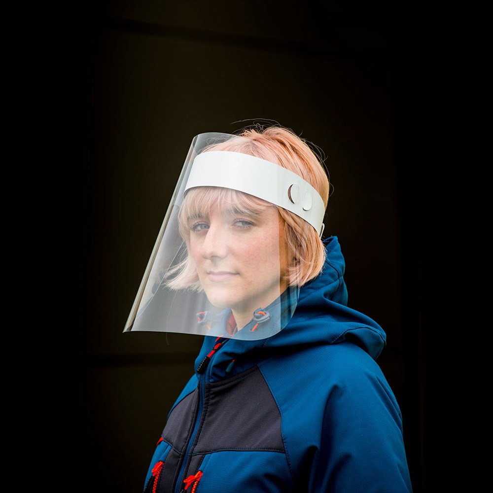 Portwest 300m APET Face Shield  (Pk100)  Clear