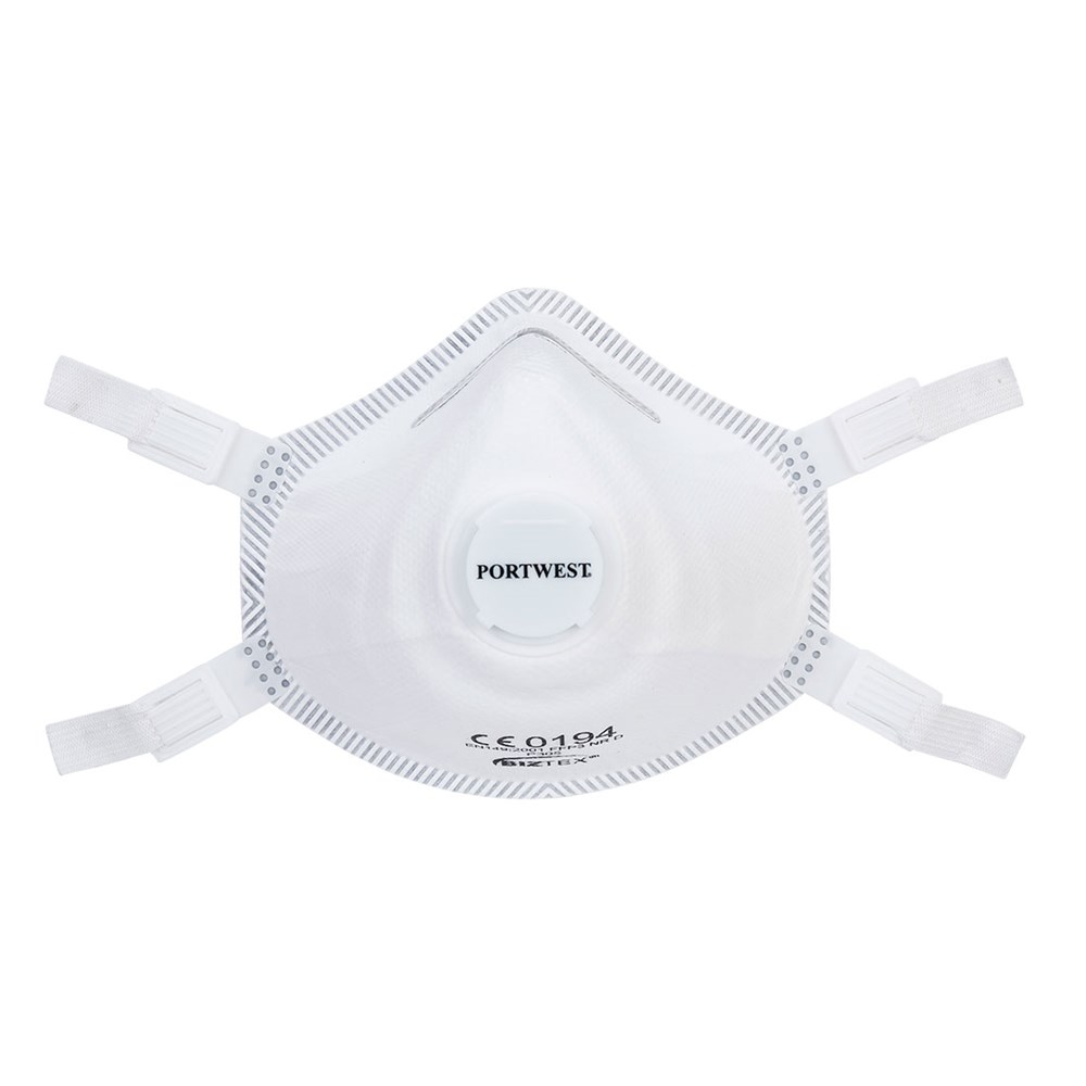 Portwest FFP3 Premium Cup  (Pk 5)  White