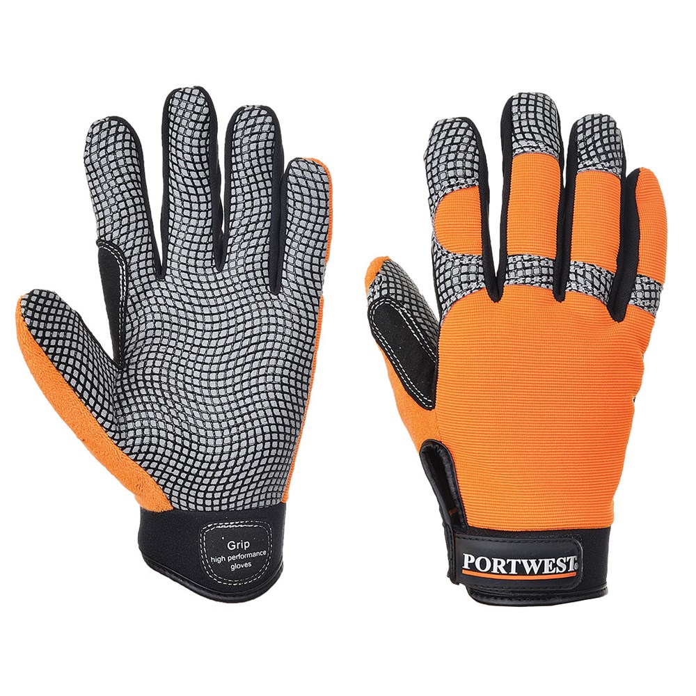 Portwest Grip High Performance Glove  Orange