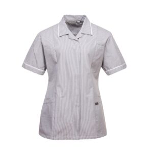 Portwest Ladies Striped Tunic Grey