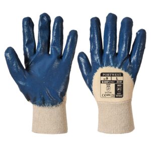 Portwest Nitrile Light Knitwrist Glove  Navy
