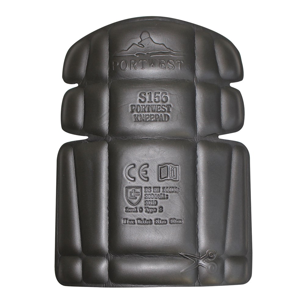 Portwest Pair of Knee Pads  Black