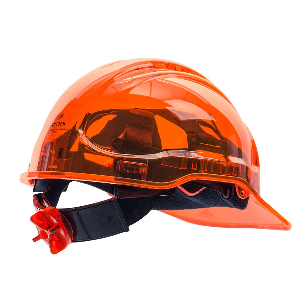 Portwest Peak View Ratchet Vent Helmet Orange Portwest Peak View Ratchet Vent Helmet Orange