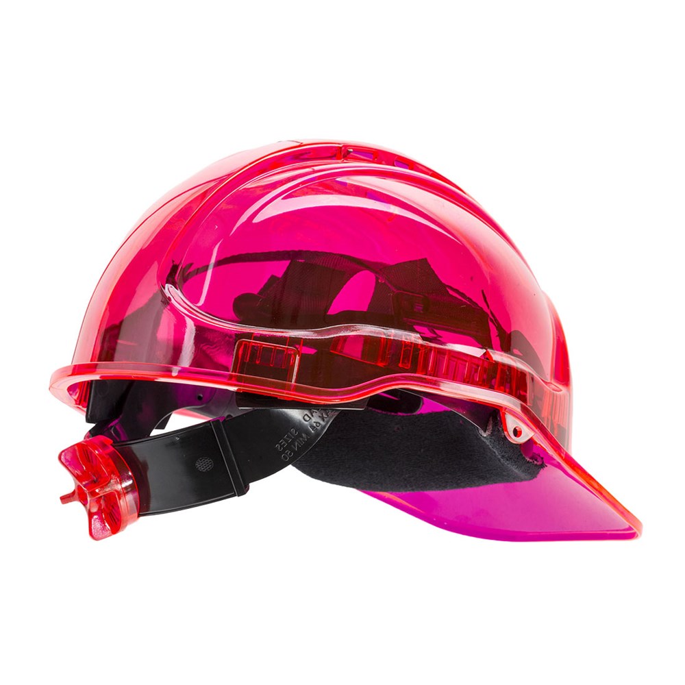 Portwest Peak View Ratchet Vent Helmet Pink Portwest Peak View Ratchet Vent Helmet Pink