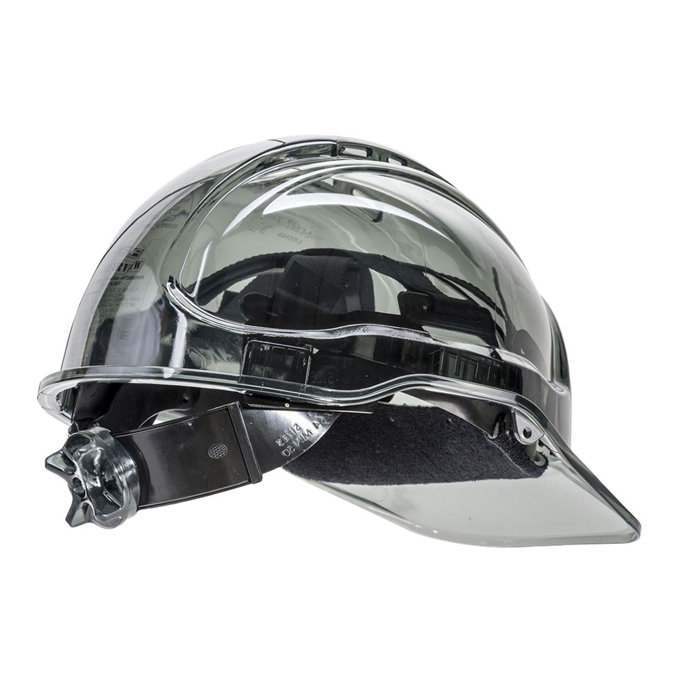 Portwest Peak View Ratchet Vent Helmet Smoke Portwest Peak View Ratchet Vent Helmet Smoke