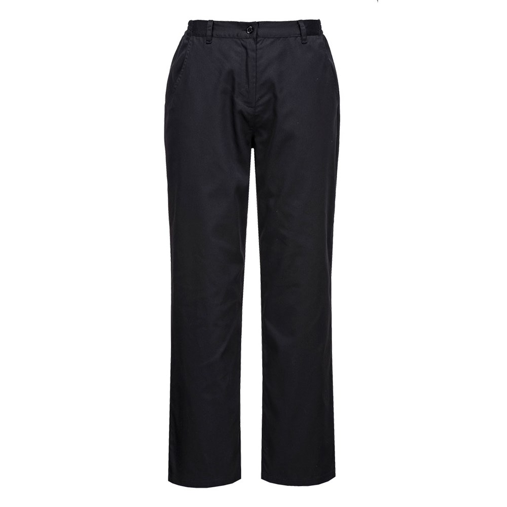Portwest Rachel Chef Trousers  Black