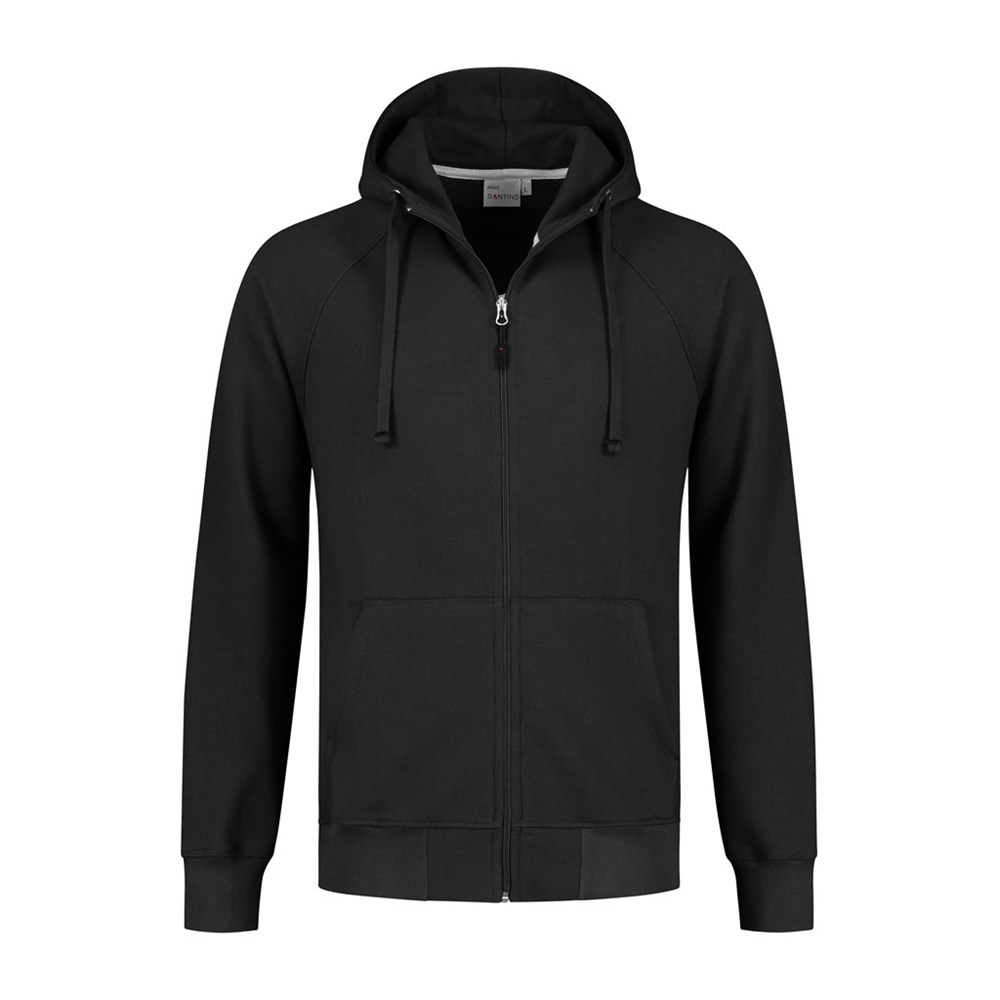 Santino Hooded Sweatvest Reno Black Santino Hooded Sweatvest Reno Black