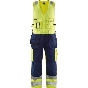 Blaklader Amerikaanse overall High Vis 2653  High Vis Geel/Marineblauw