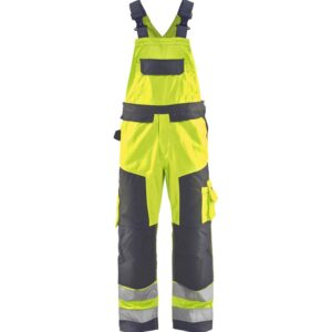 Blaklader Bretelbroek High Vis 2660  HIgh Vis Geel/Medium Grijs