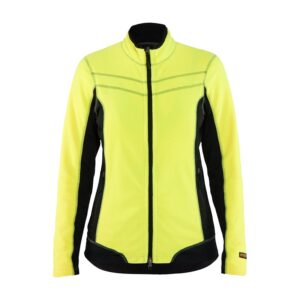 Blaklader Dames Microfleecevest 4924  High Vis Geel/Zwart