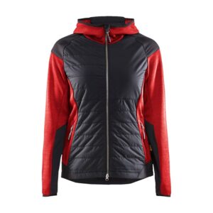 Blaklader Dames hybride jack 5931  Rood/Zwart