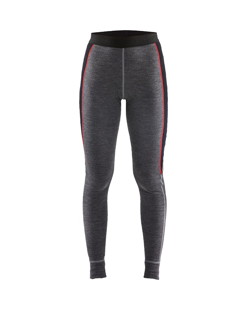 Blaklader Dames lange onderbroek XWARM 7245  Medium Grijs/Zwart