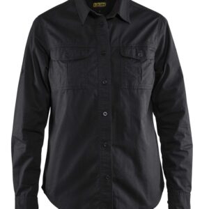 Blaklader Dames overhemd twill 3208  Zwart