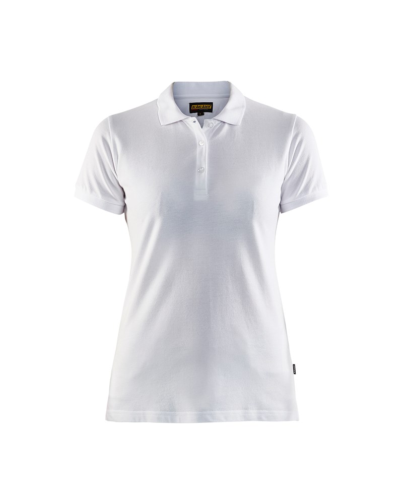 Blaklader Dames poloshirt piqué 3307  Wit