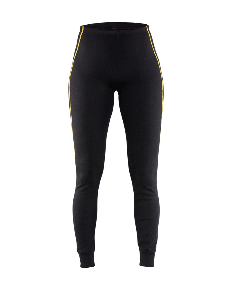 Blaklader FR Dames Lange Onderbroek 78% Merino 7203  Zwart