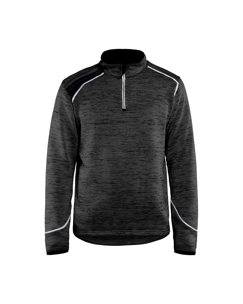 Blaklader Gebreid Sweatshirt 1/2 rits 4943  Antraciet/wit