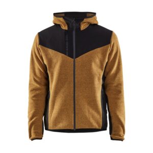 Blaklader Gebreid jack met softshell 5940  Honinggoud/Zwart