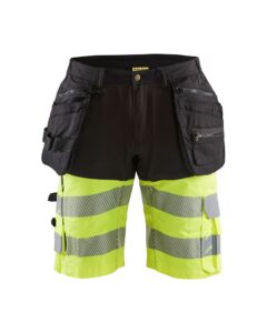 Blaklader High Vis short 1596  Zwart/High Vis Geel