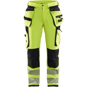 Blaklader High Vis werkbroek met 4-weg stretch 1997  High Vis Geel/Zwart