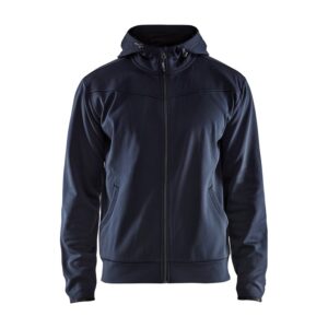 Blaklader Hoodie met rits 3363  Donker marineblauw/Zwart
